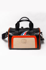 24H Le Mans tricolor leather handbag - Image n°3