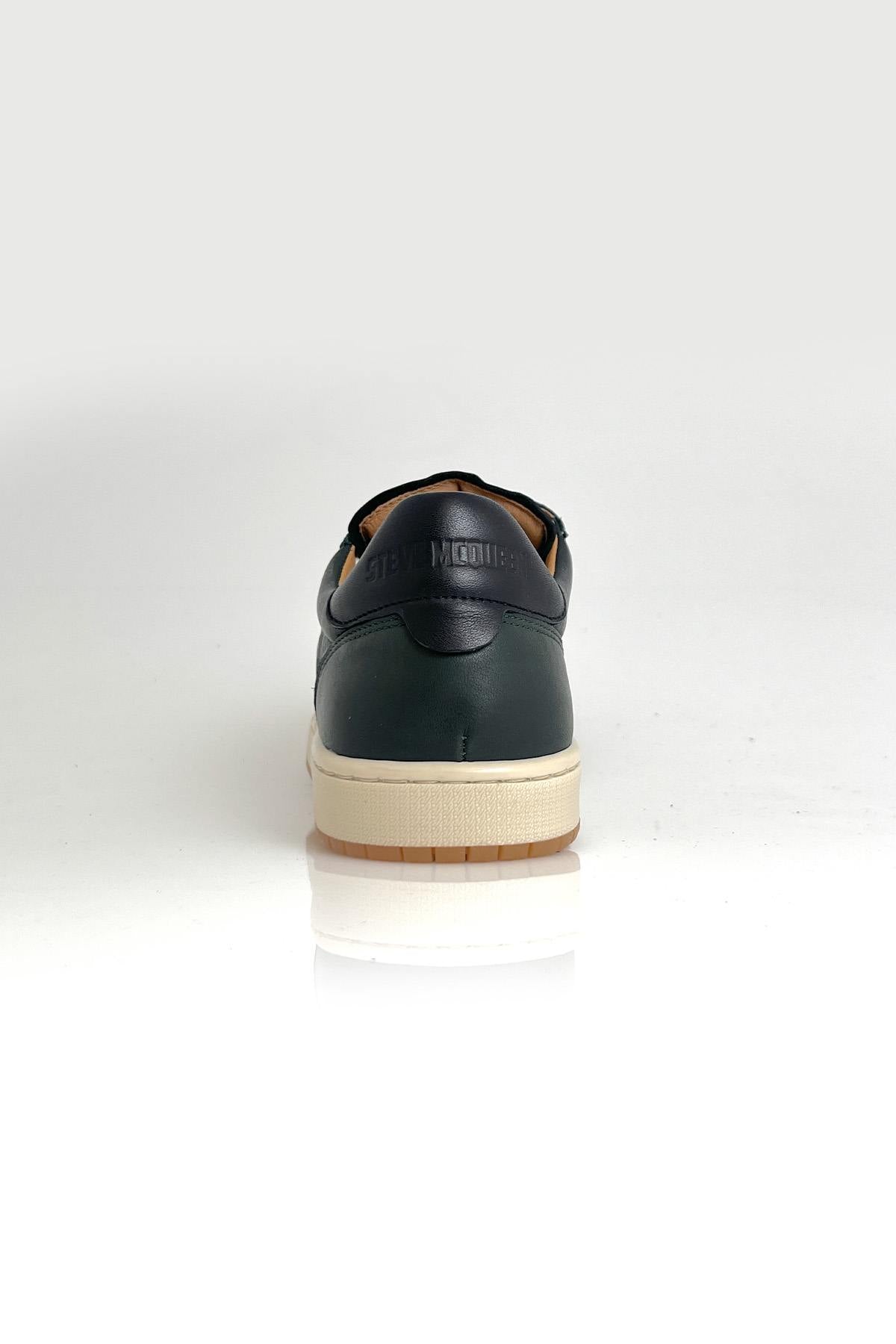 Steve McQueen green leather sneakers - Image n°8