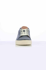 Steve McQueen navy blue leather sneakers - Image n°2