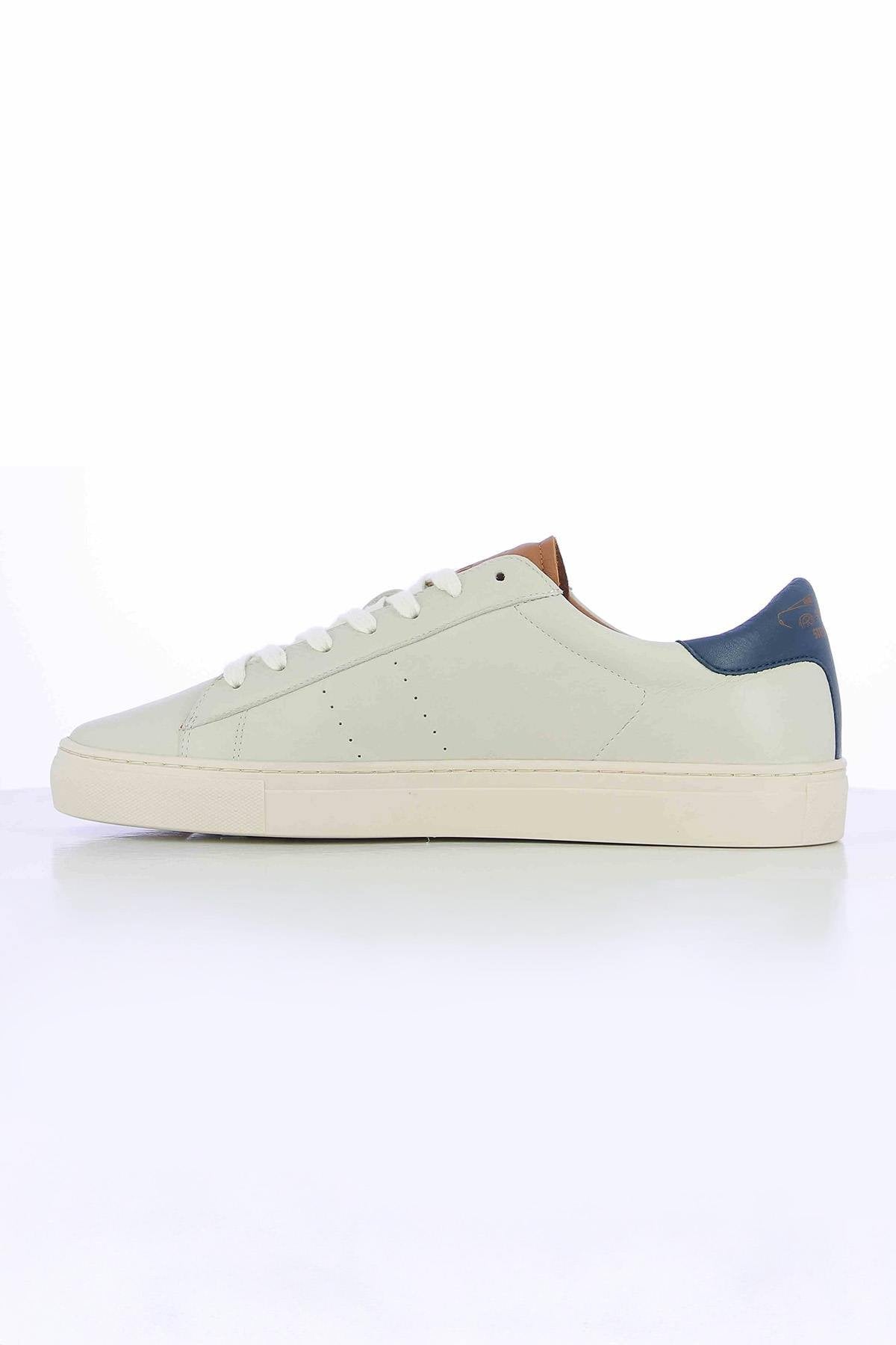 Steve McQueen ecru leather sneakers - Image n°2
