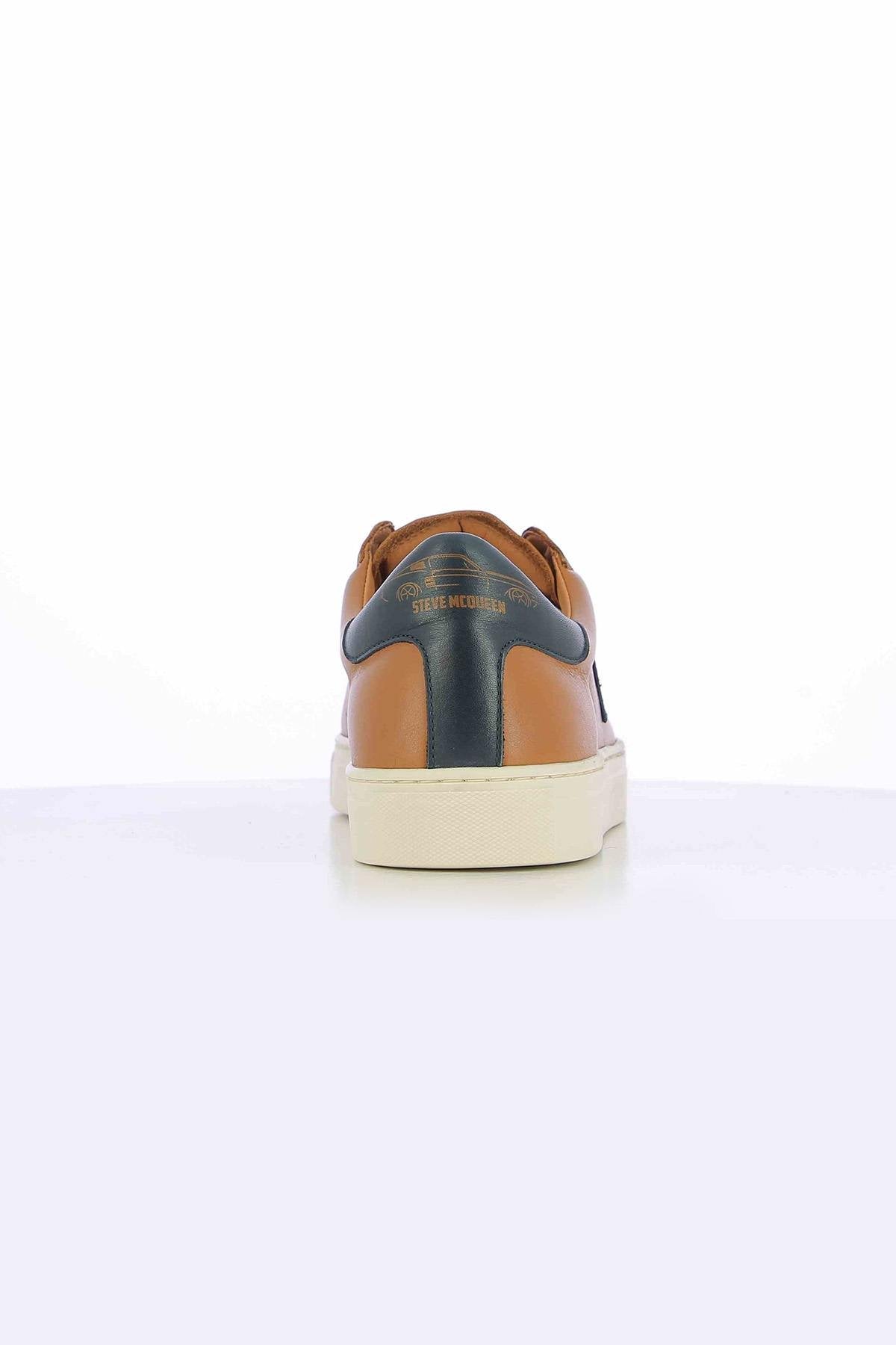 Steve McQueen camel leather sneakers - Image n°4