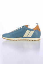 Carroll Shelby Blue Leather Sneakers - Image n°4