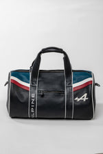 Alpine navy blue leather sports bag - Image n°8