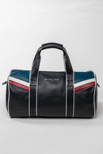Alpine navy blue leather sports bag - Image n°10