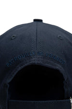 Navy blue cap with embroidered Patrouille de France badge - Image n°3