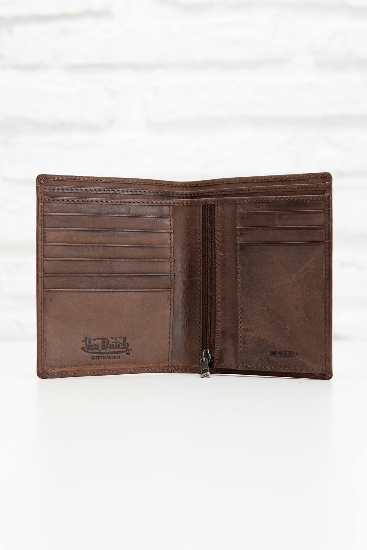 Von Dutch Brown Leather Wallet - Image n°2