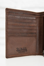 Von Dutch Brown Leather Wallet - Image n°4