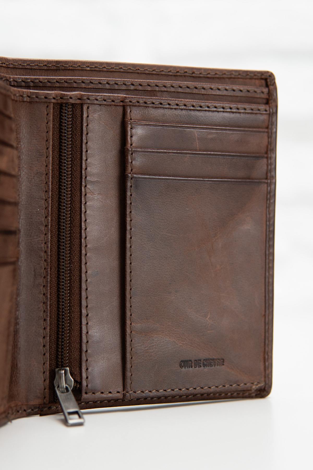 Von Dutch Brown Leather Wallet - Image n°5