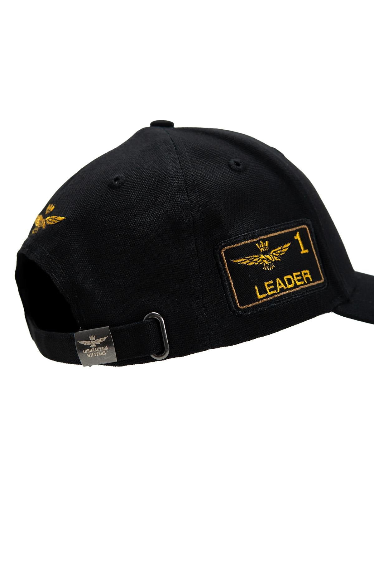 Black cap with Italian Air Force crest - Image n°2