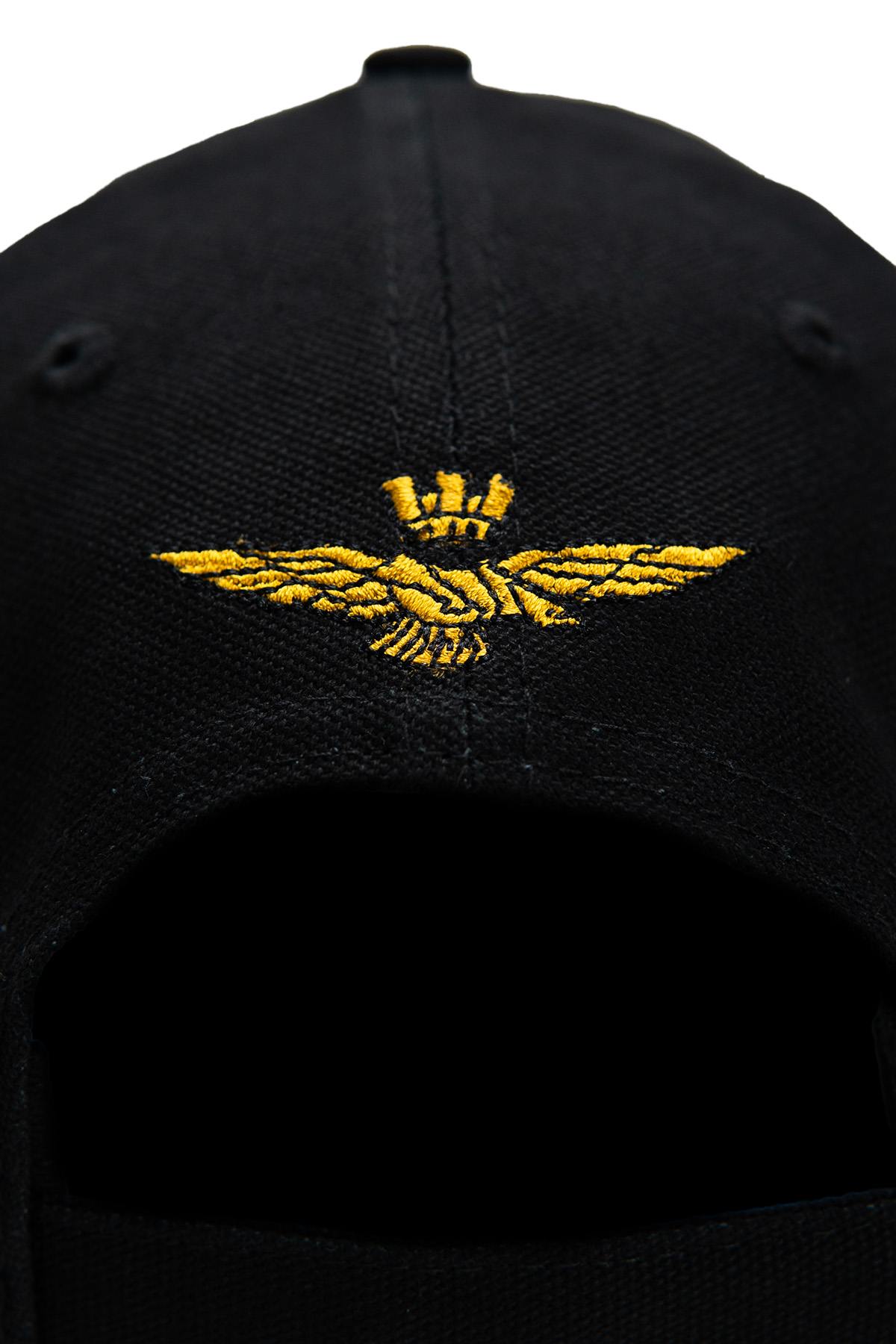 Black cap with Italian Air Force crest - Image n°3
