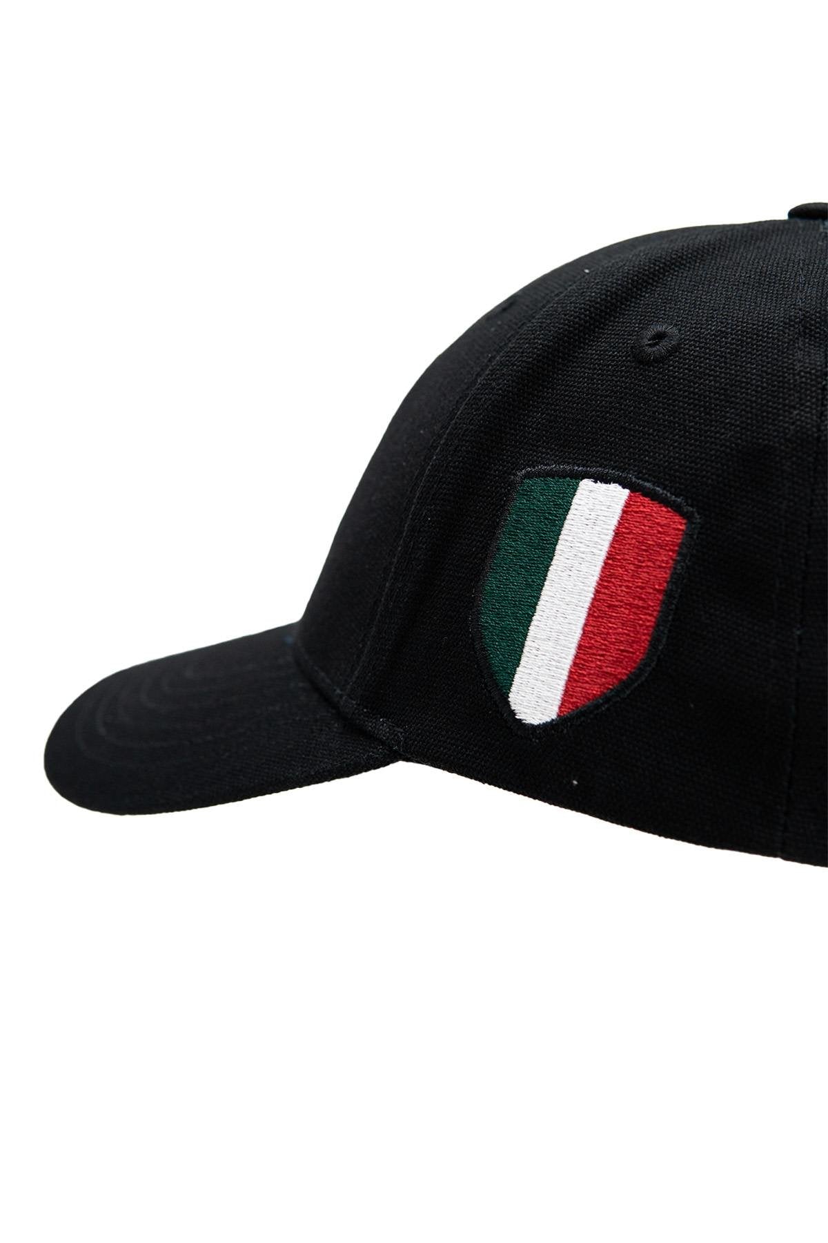Black cap with Italian Air Force crest - Image n°4