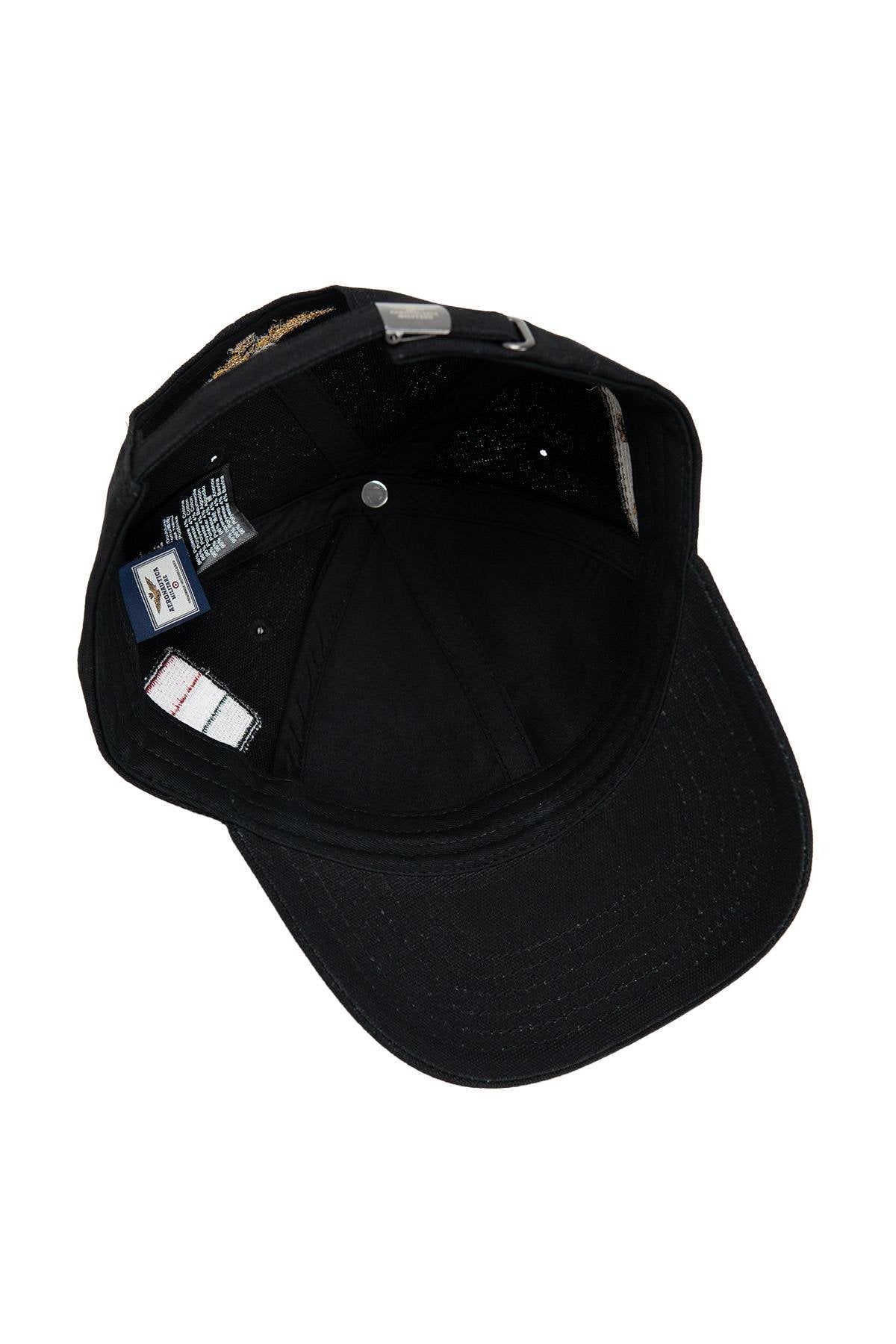 Black cap with Italian Air Force crest - Image n°6