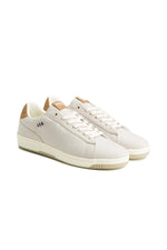 Canvas sneakers in shades of beige - Image n°1