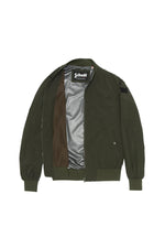 Khaki textile bomber jacket - Image n°3