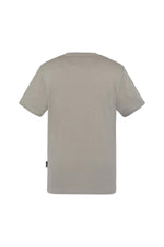 Organic cotton T-shirt with cement color and cartoon illustration - Image n°3