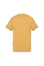 Yellow cotton t-shirt with tattoo logo - Image n°3
