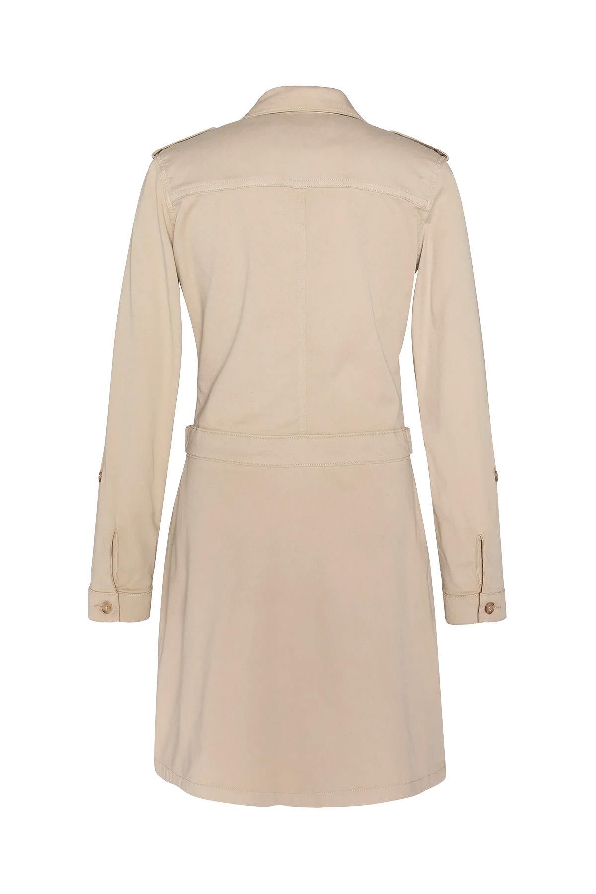 Vanilla-colored army dress - Image n°5