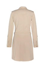 Vanilla-colored army dress - Image n°5