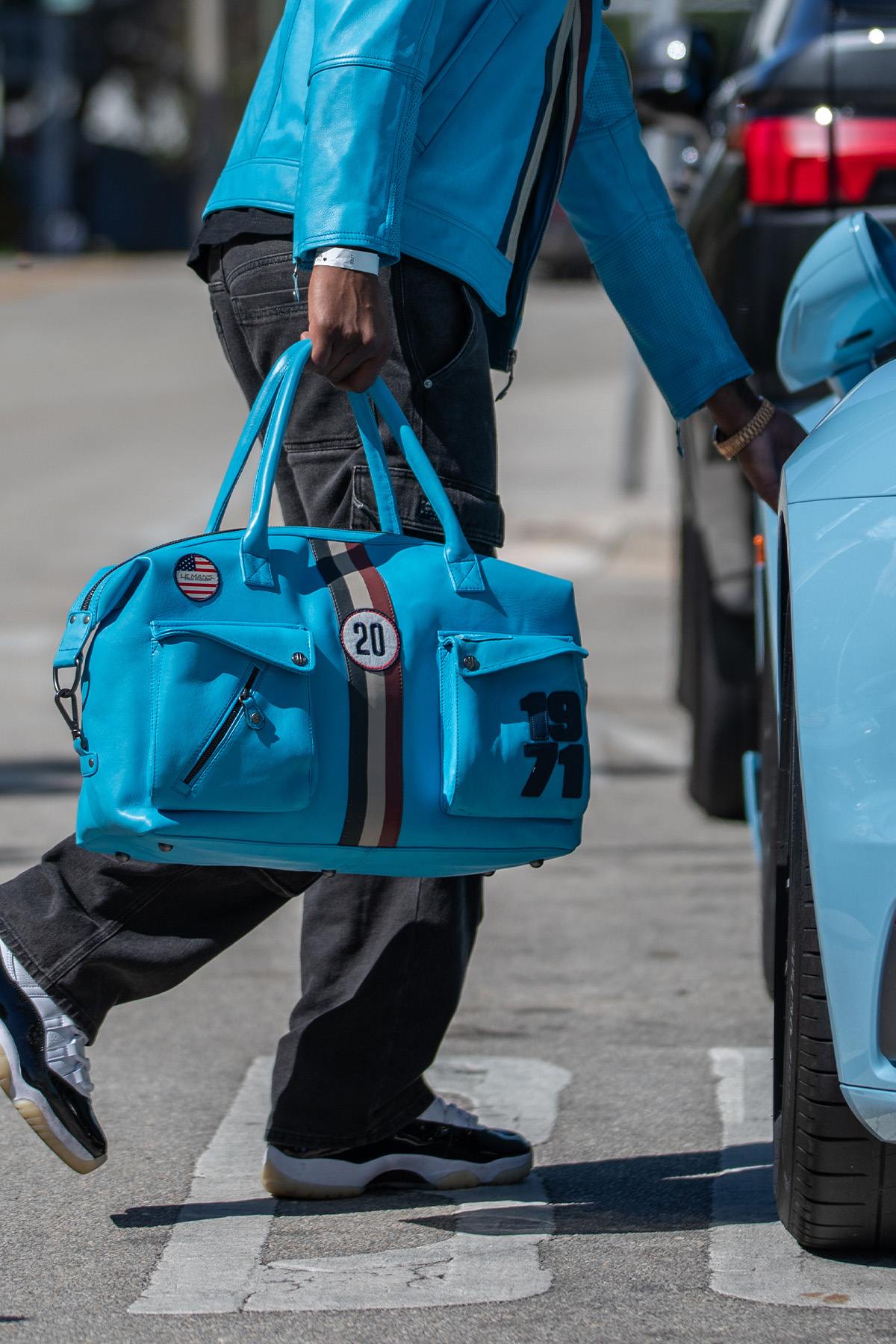 Nordic blue 48-hour travel bag - Image n°1