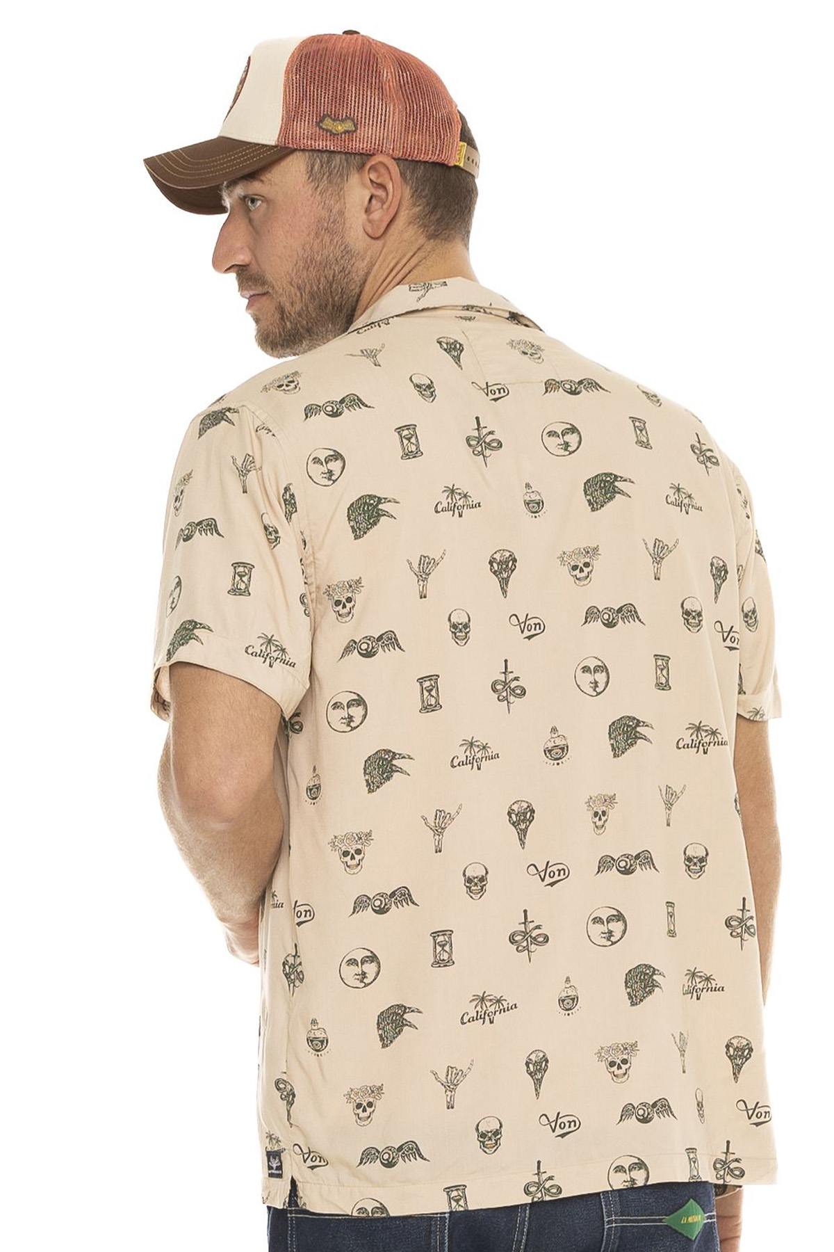 Printed viscose shirt - Image n°2