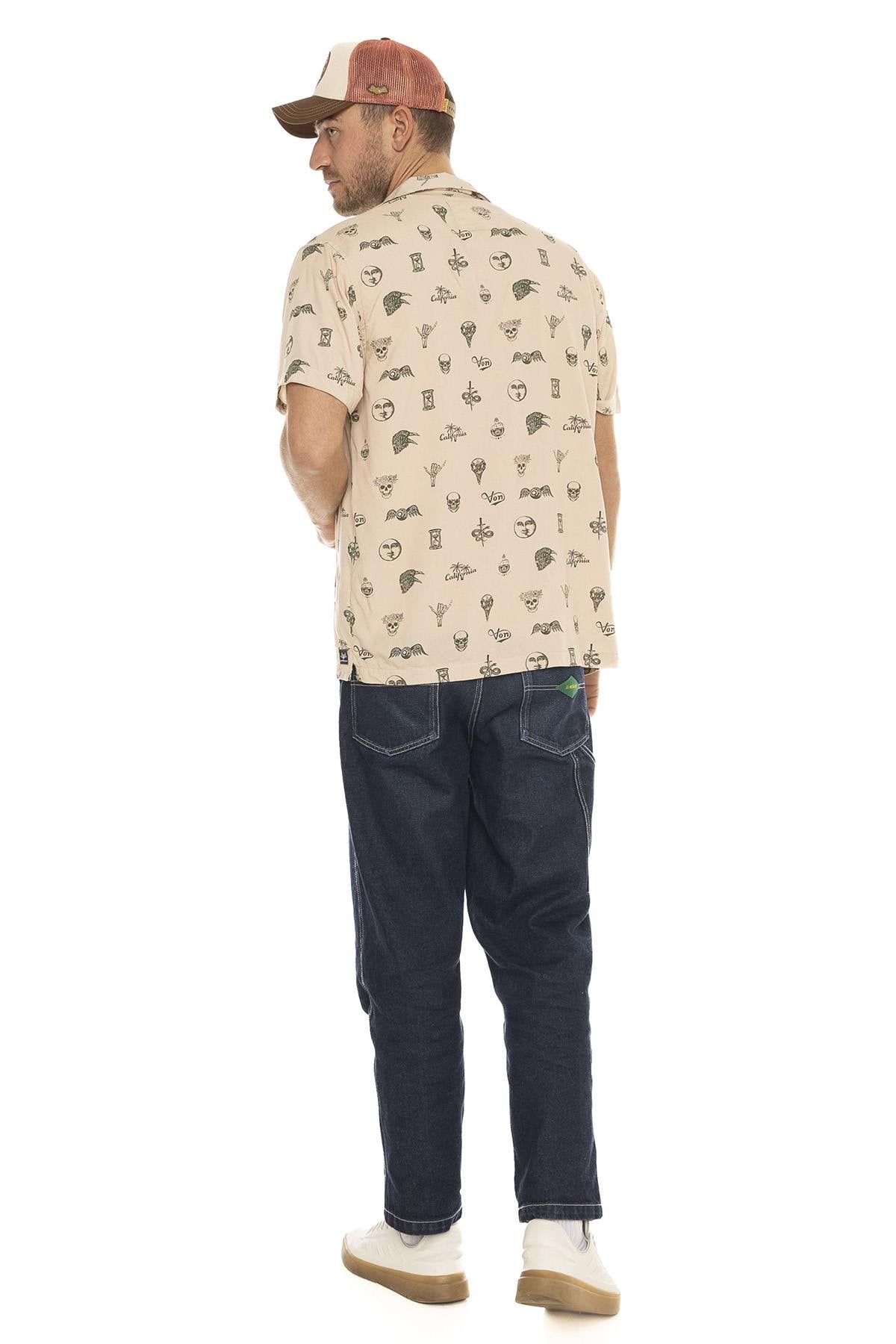 Printed viscose shirt - Image n°4