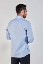 Sky blue cotton shirt Patrouille de France - Image n°3