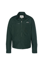 Dark green shirt collar jacket - Image n°4