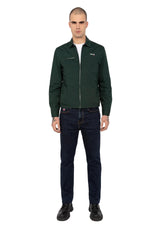 Dark green shirt collar jacket - Image n°7