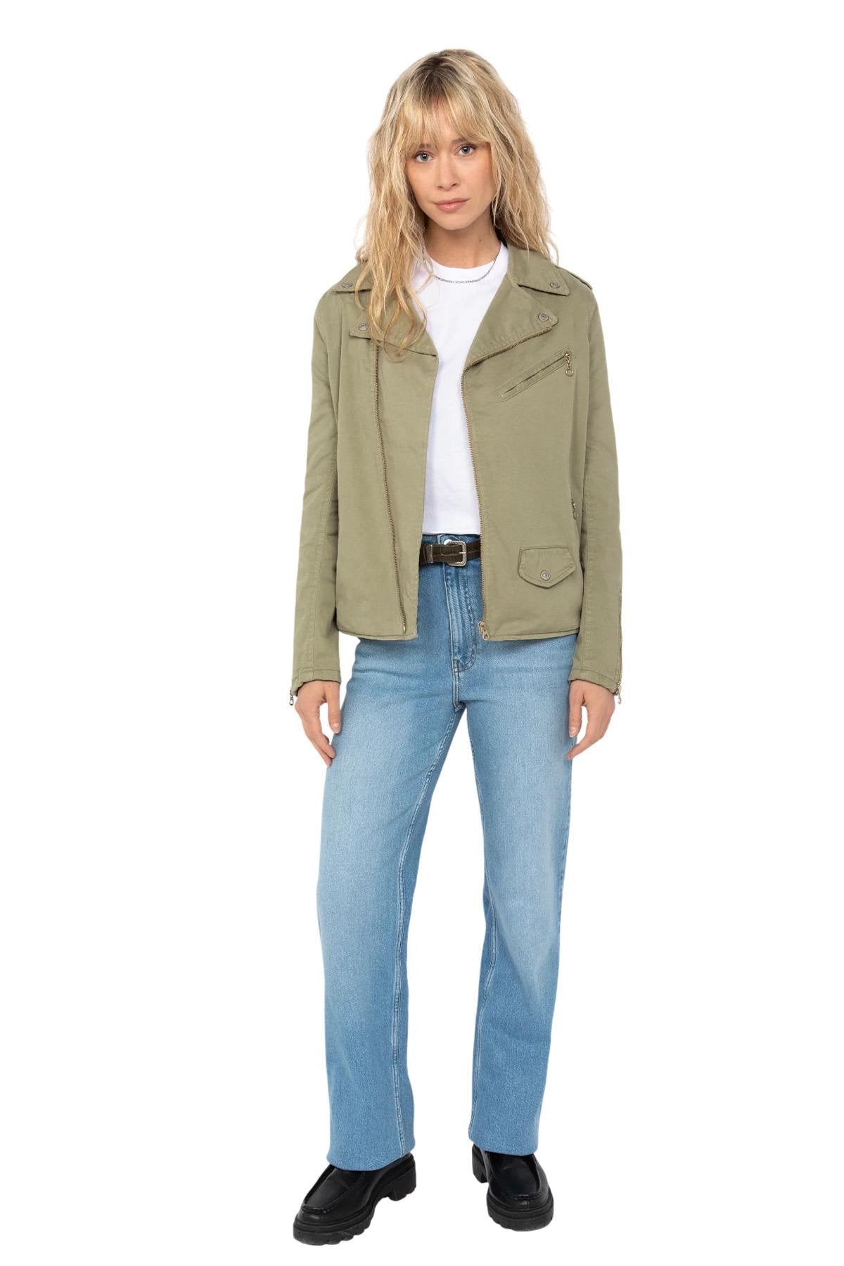 Light khaki cotton perfecto - Image n°6