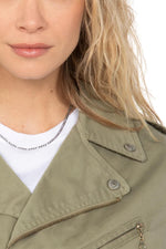 Light khaki cotton perfecto - Image n°3