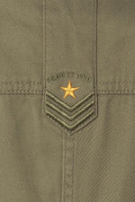 Khaki army dress with belt - Image n°7