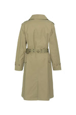 Light khaki army trench coat - Image n°2