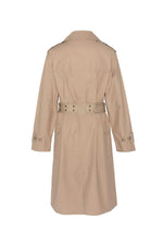 Beige army trench coat - Image n°5