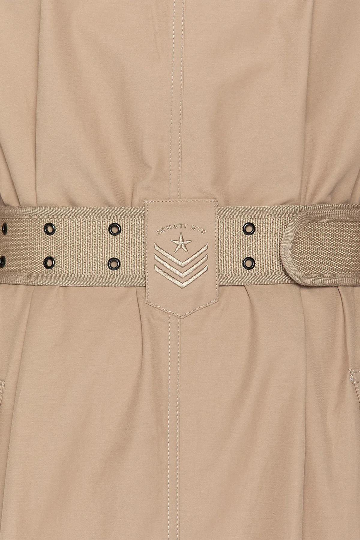 Beige army trench coat - Image n°6