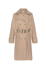 Beige army trench coat - Image n°4