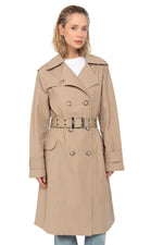 Beige army trench coat - Image n°1