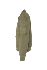 Khaki cotton bomber jacket - Image n°7