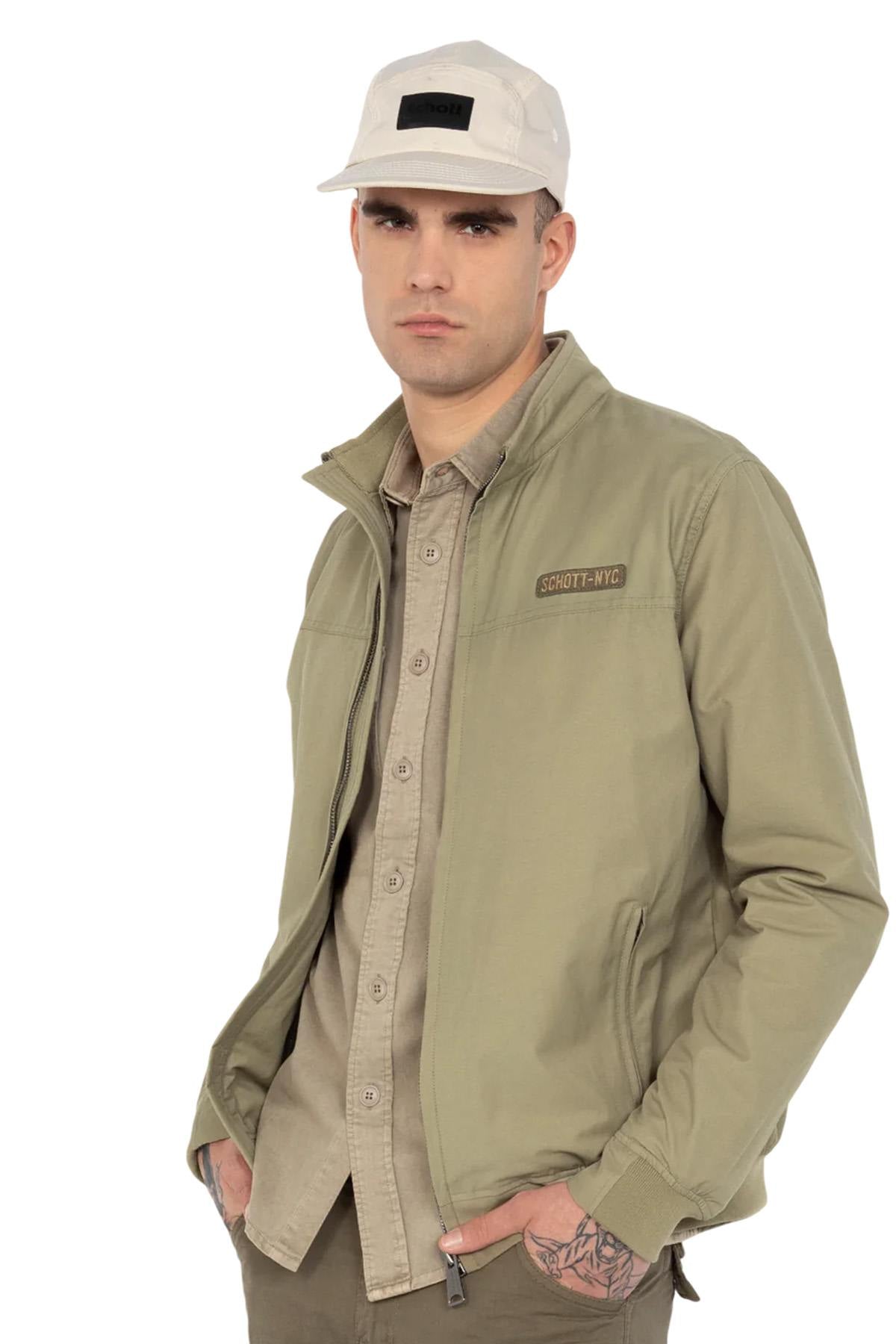 Light khaki army jacket - Image n°1