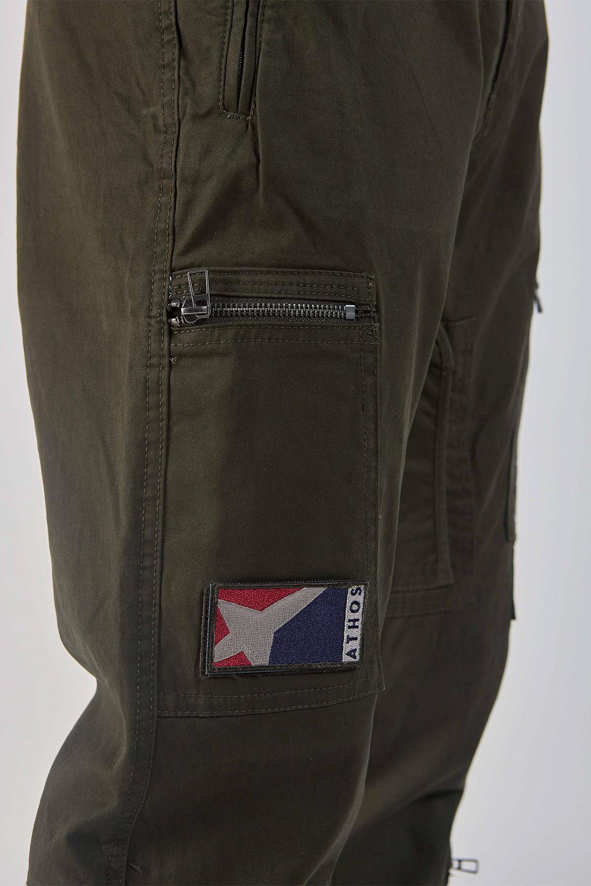 Army green trousers of the Patrouille de France - Image n°5