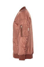 Powder pink nylon bomber jacket - Image n°3