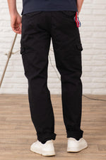 Navy blue Patrouille de France pants with patches - Image n°5