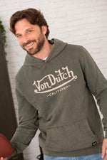 Faded effect hoodie - Image n°1