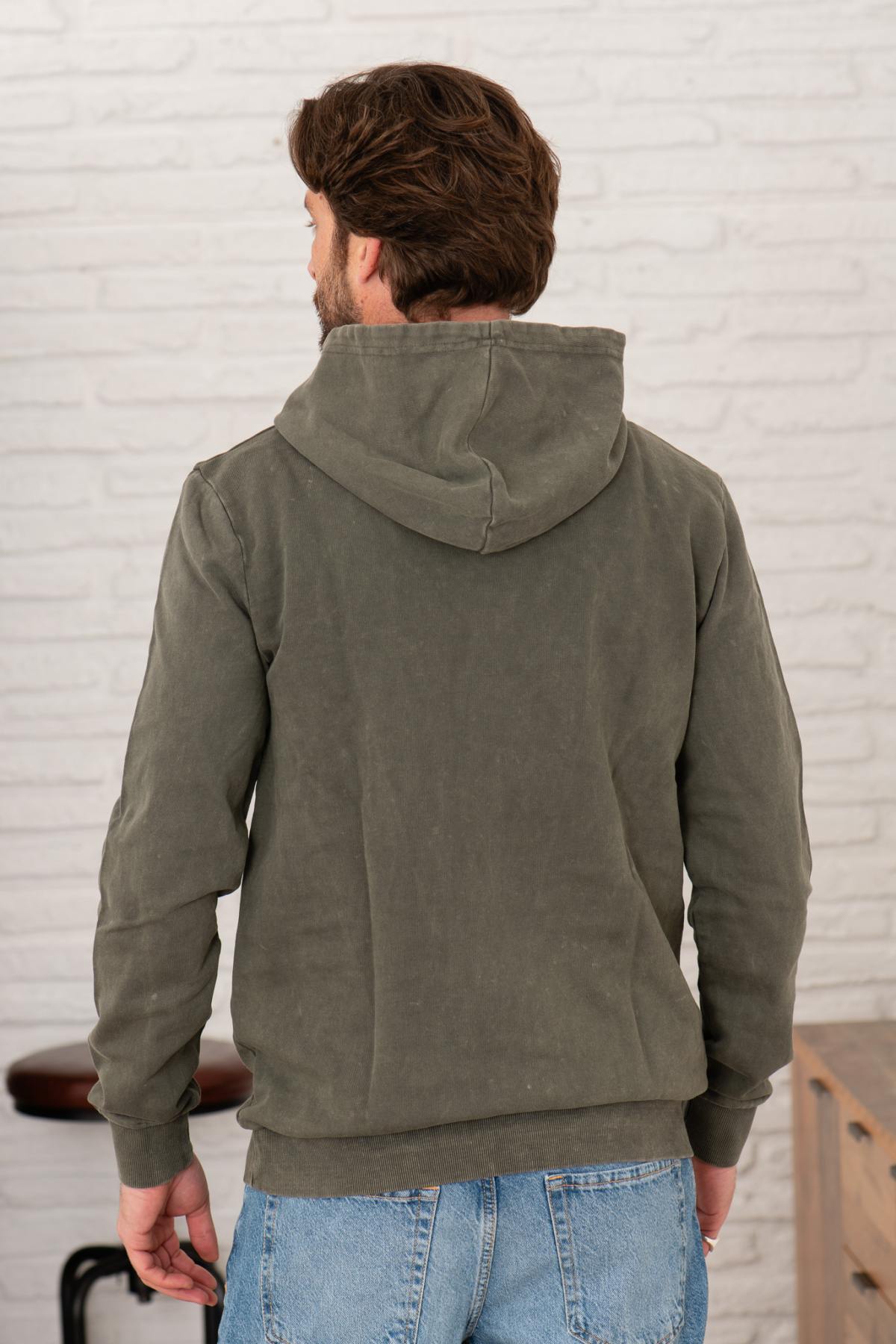 Faded effect hoodie - Image n°3