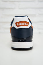 Men's orange, navy and white sneakers - Image n°3