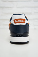 Men's orange, navy and white sneakers - Image n°3