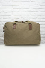 Khaki messenger bag with patches - Image n°5