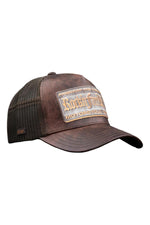 Vintage brown trucker cap - Image n°1