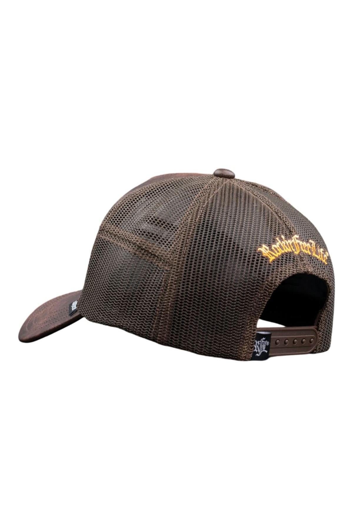 Vintage brown trucker cap - Image n°2