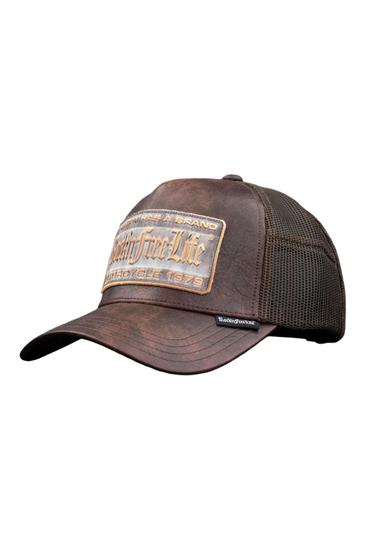 Vintage brown trucker cap - Image n°3