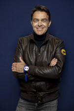 Limited edition brown leather jacket by Galiffi - Image n°14